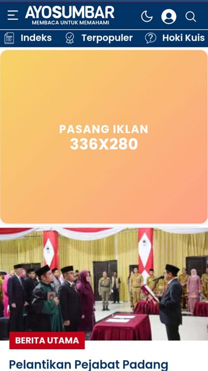 Tarif Iklan dan Advertorial 3 banner bilbord mobile