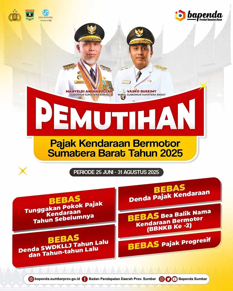 Potret situasi terkini seputar Pemutihan Pajak Kendaraan di Sumbar 2025 yang menarik perhatian publik.