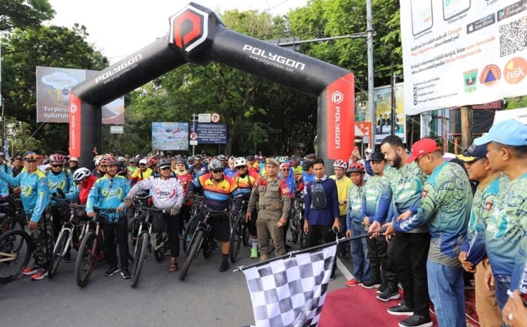 Foto dokumentasi peristiwa terbaru terkait Gowes Siti Nurbaya Adventure, Gowes Siti Nurbaya Adventure ke-9 Kota Padang.