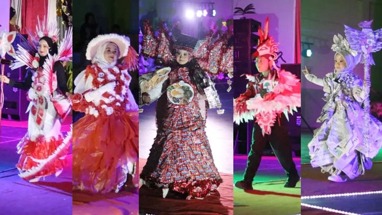 Liputan foto: bagaimana Fashion Show Padang Panjang,Lomba Fashion Show Kostum Daur Ulang menjadi fenomena sosial?