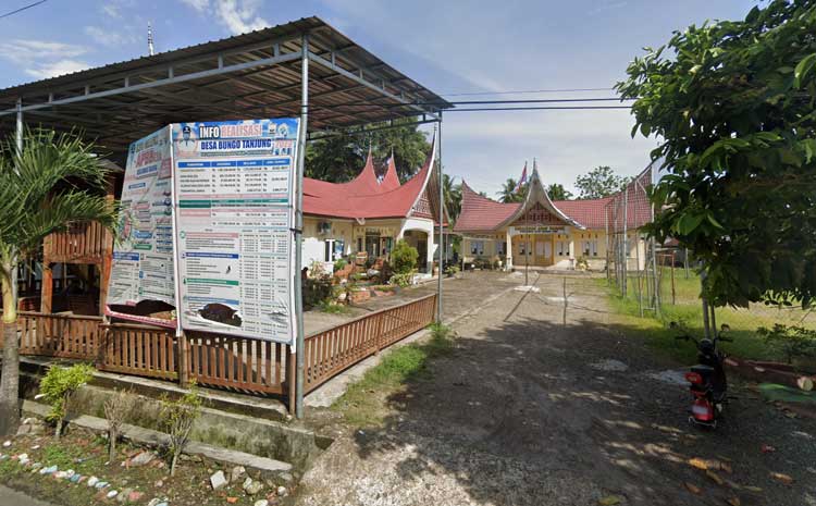 Tangkapan layar dari laporan resmi mengenai Profil Desa Bungo Tanjuang,Desa Bungo Tanjung,Jumlah Penduduk Desa Bungo Tanjuang,Dusun di Desa Bungo Tanjuang.
