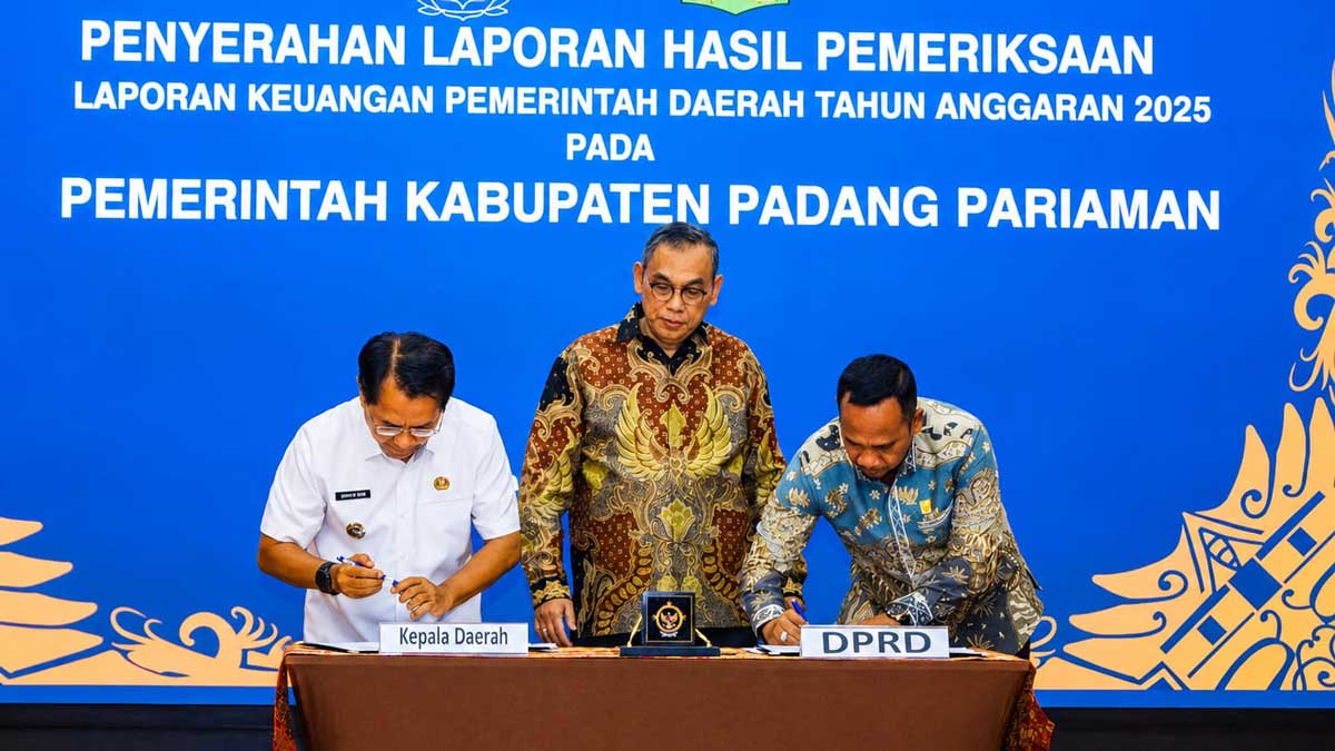 Gambar dokumentatif mengenai kejadian terbaru Padang Pariaman Raih WTP ke-13.