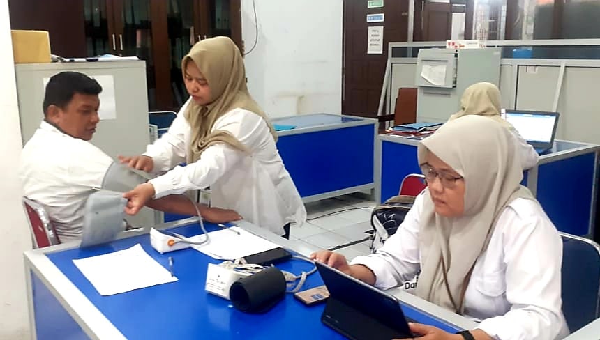 Foto dokumentasi dari peristiwa besar yang melibatkan Puskesmas Lubuk Sikaping.