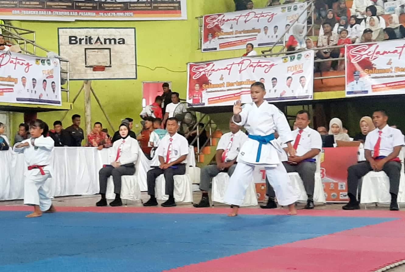 Visualisasi yang menggambarkan inti peristiwa Kejurda FORKI Sumbar 2026.
