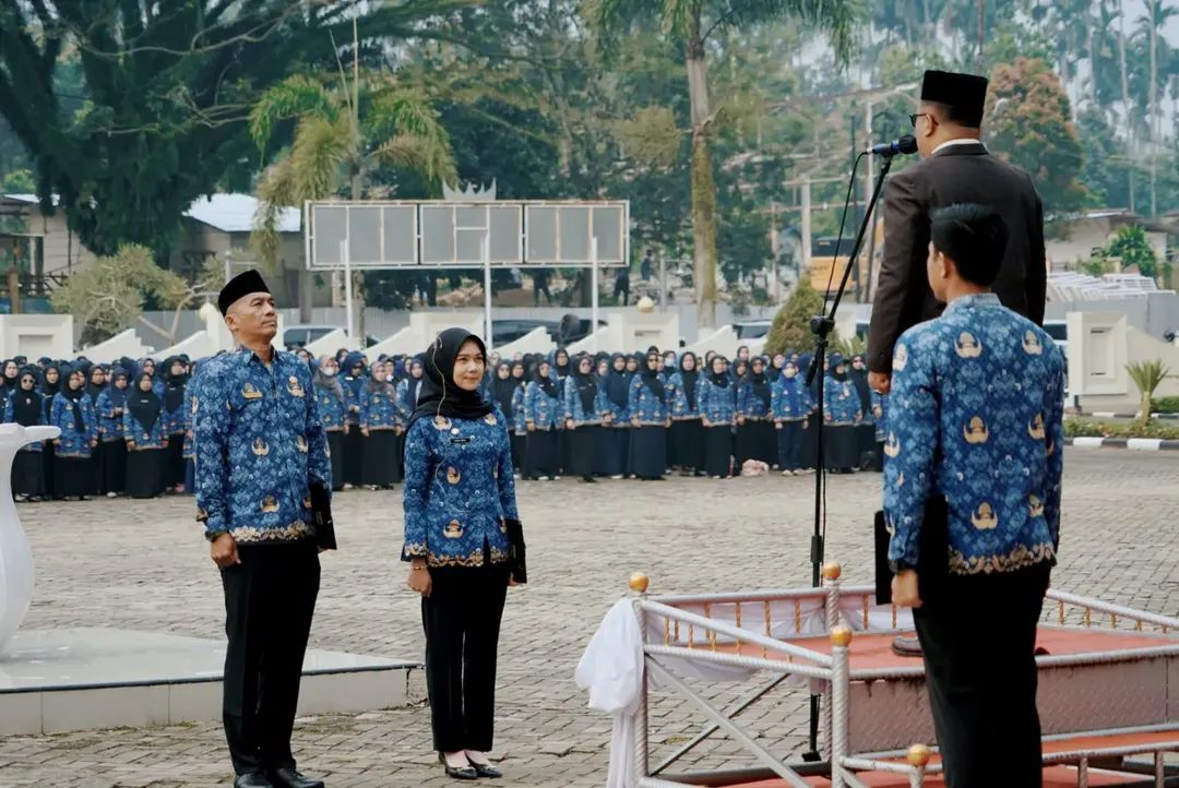 Peringatan hari kesaktian Pancasila di Kantor Bupati Solok Selatan. Ardi/TimAs
