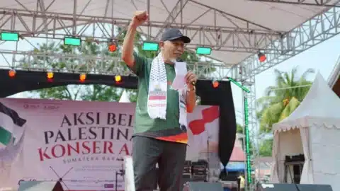 Aksi Bela Palestina di Sumbar, Donasi Capai Rp1,67 Miliar Plus Emas